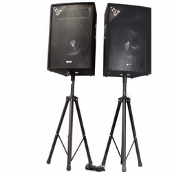 Pack Sono - VONYX - SL15 - 2x Enceintes 800W - Woofer 15 Pouces - Pieds et Sacoche Inclus