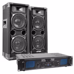 Enceinte Passive - MAX - MAX26 - 2x6 Pouces - Amplificateur SPL700 - 700W
