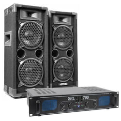 Enceinte Passive - MAX - MAX26 - 2x6 Pouces - Amplificateur SPL700 - 700W