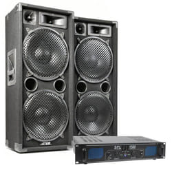 Enceinte - Skytec - MAX MAX212 - 1500 W - Woofer 2x 12 pouces - Portable et Antichoc