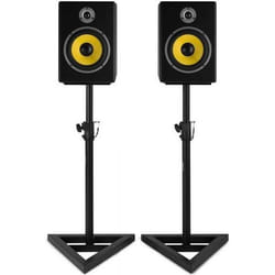 Pieds denceintes de monitoring réglables - Vonyx - Set de 2 avec bras télescopique et pieds stabilisateurs