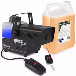 Machine à fumée BeamZ RAGE600 avec 5 litres de liquide - idéal pour animer vos soirées