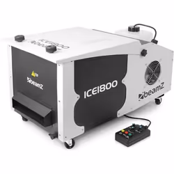Machine à fumée lourde BEAMZ ICE1800 - 1800W - 5L de liquide - Télécommande filaire - Contrôle DMX
