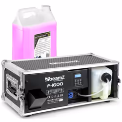 Fazer Machine à Fumée BeamZ F1600 - BEAMZ - Professionnel - 1600W - Noir - Électrique