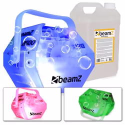 Machine à bulles avec LED RGB intégrées - BeamZ B500LED - 5L de liquide