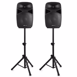 Kit Sono DJ - VONYX - VPS122A - 800 Watts - Haut-parleurs Actifs - Filaire