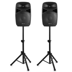 Kit Sono DJ - VONYX - VPS122A - 800 Watts - Haut-parleurs Actifs - Filaire