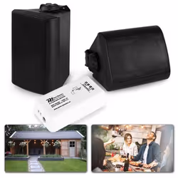 Ensemble denceintes Bluetooth - POWER DYNAMICS - BT10 - 2x 15 Watts - Noir - Sans fil