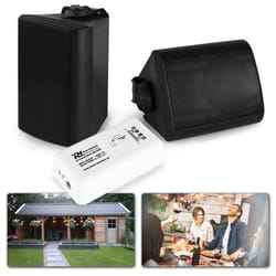Ensemble denceintes Bluetooth - POWER DYNAMICS - BT10 - 2x 15 Watts - Noir - Sans fil