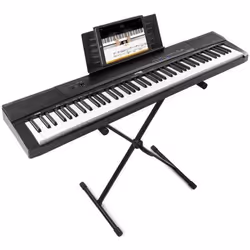 Piano numérique MAX KB6 - Clavier électronique 88 touches semi-lourd - Pour musicien confirmé