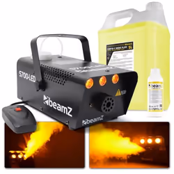 Machine à fumée avec effet de flamme BeamZ S700-LED - 700W