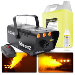 Machine à fumée avec effet de flamme BeamZ S700-LED - 700W