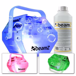 Machine à bulles avec LED RGB intégrées - BeamZ B500LED - 1L de liquide