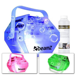 Machine à bulles avec LED RGB intégrées - BeamZ - B500LED - Grande roue à bulles - Effet LEDs