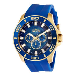 Montre - INVICTA - Pro Diver 28002 - Quartz - Acier inoxydable - Bracelet silicone bleu