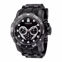Montre - INVICTA - Pro Diver 37231 - Quartz - Acier inoxydable - Bracelet en silicone noir