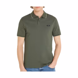 Polo Kaki Homme Calvin Klein Jeans Stretch Pique