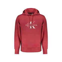 Sweat à capuche Rouge Homme Calvin Klein Jeans Disrupted J30J325429