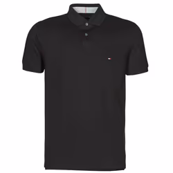 Polo - Tommy Hilfiger - 1985 - Noir - Manches courtes - Col classique