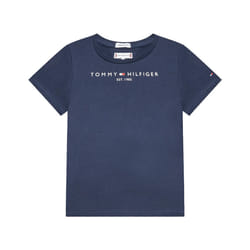 T-shirt Marine Fille Tommy Hilfiger Essential