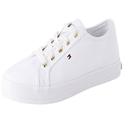 Basket Tommy hilfiger - FW0FW06512YBS - Baskets Femme Vulcanisees Essential Nautical Chaussures
