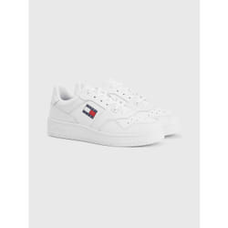 Tommy Hilfiger EM0EM00955YBR Chaussure d'athlétisme Mâle Blanc