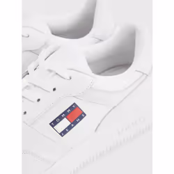 Tommy Hilfiger EM0EM00955YBR Chaussure d'athlétisme Mâle Blanc