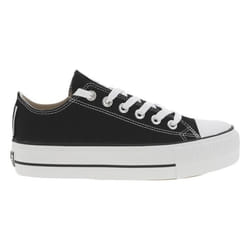 Baskets basses femme - BK - Textile - Noir - Femme - Plat - Lacets