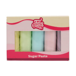 FunCakes F20355 pâte à sucre Lilas, Bleu, Vert, Rose, Jaune