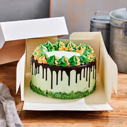 FunCakes F80180 boîte de rangement pour gâteau Carré Carton Blanc
