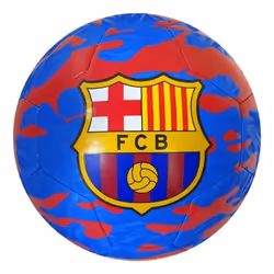 Ballon de football - FC BARCELONA - Taille 5 - Motif camouflage - Produit sous licence officielle