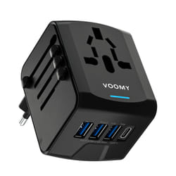 Voomy Travel Y20 adaptateur prise d'alimentation Universel Noir