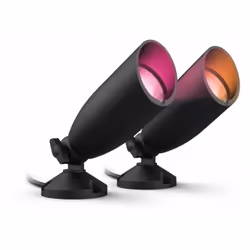WiZ Kit de démarrage pour spot au sol, Éclairage mural intelligent, Noir, LED, Ampoule(s) non remplaçable(s), 450 lm, 50°