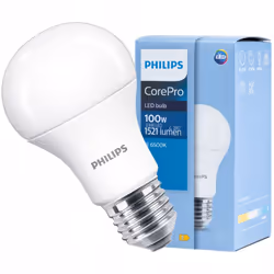 Culot : E27 Puissance : 13W Équivalent à une ampoule à incandescence traditionnelle : 100W Température de couleur : 6500K (bl ...
