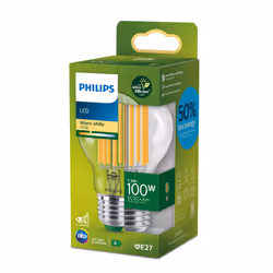 Philips Ampoule transparente à filament 100 W A60 E27 - Vue supplémentaire 2
