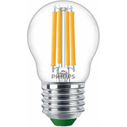Master led Bougie Ultra Efficient E27 Boule Claire 2.3W - Philips