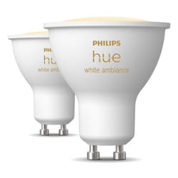 Philips Hue White ambiance GU10 Spot d'éclairage intelligent Bluetooth/Zigbee 4,2 W