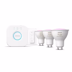 Philips Hue White and Color ambiance 929003666510, Spot d'éclairage intelligent, Bluetooth, Blanc, LED, GU10, GU10