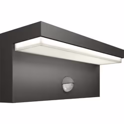 Philips 8720169257399, Éclairage mural extérieur, Anthracite, Aluminium, IP44, Jardin, Patio, I