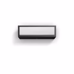 Philips 8720169263697, Éclairage mural extérieur, Anthracite, Aluminium, IP44, Jardin, Patio, I