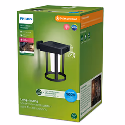 Philips 8720169263895 éclairage extérieur Éclairage mural extérieur LED Noir