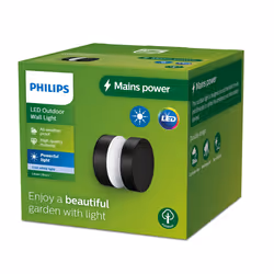 Philips 8720169266650 éclairage extérieur Éclairage mural extérieur LED Noir E