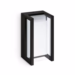 Philips 8720169266711, Éclairage mural extérieur, Noir, Aluminium, IP44, Façade, Jardin, Patio, I