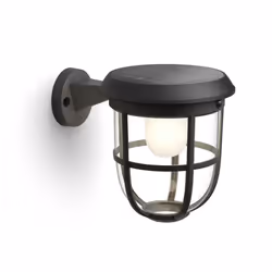 Philips 8720169267176, Éclairage mural extérieur, Noir, Plastique, IP44, Façade, Jardin, Patio, III