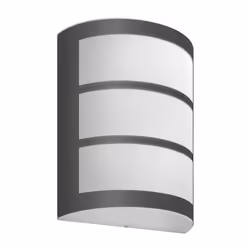 Philips 8720169269170, Éclairage mural extérieur, Anthracite, Acier inoxydable, IP44, Façade, Jardin, Patio, II