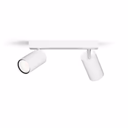 Philips 8720169299092, Spot lumineux sur rail, GU10, 2 ampoule(s), 220-240 V, Blanc