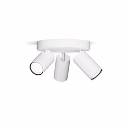 Philips 8720169299153, Spot lumineux sur rail, GU10, 3 ampoule(s), 220-240 V, Blanc