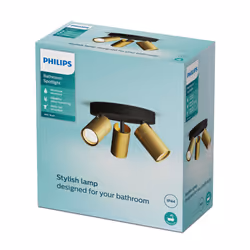 Philips Spot plafond/mur Idris x3