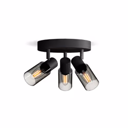 Philips 8720169299351, Spot lumineux sur rail, E14, 3 ampoule(s), 220-240 V, Noir