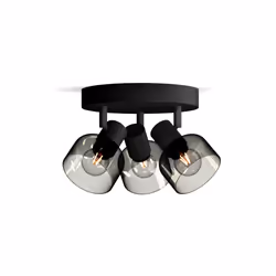 Philips 8720169299658, Spot lumineux sur rail, E14, 3 ampoule(s), 220-240 V, Noir